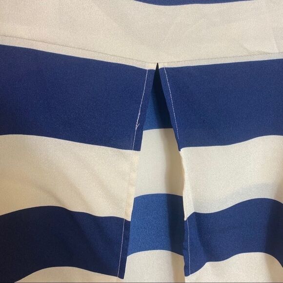 Cope Striped Open-back Top Sz M - Picture 3 of 4